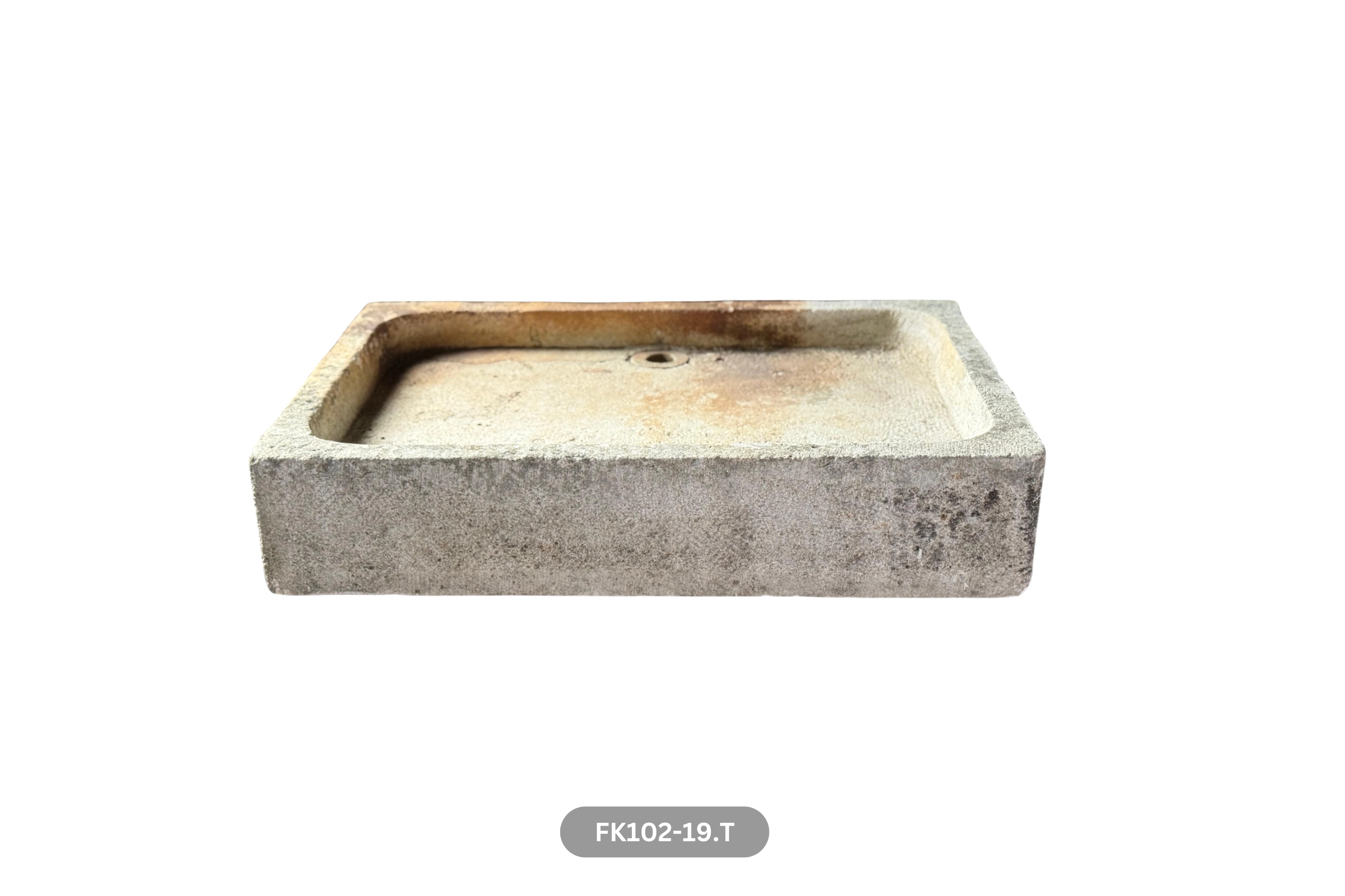 French Antique Limestone Sink - Image 6